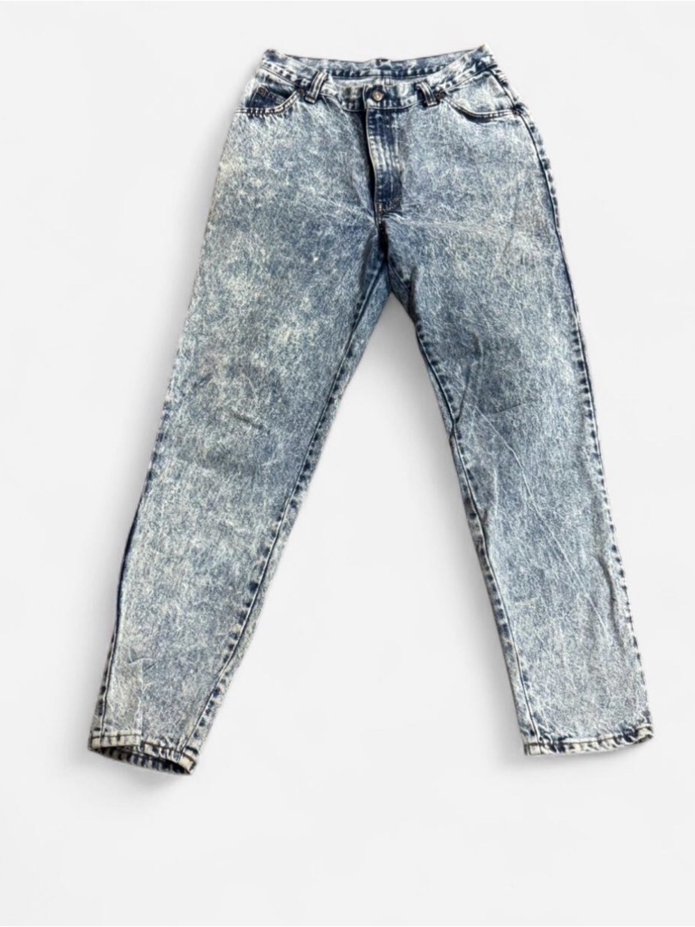 Levi's Vintage 80s Acid Wash High Rise Juniors Jeans Made in USA Size 15 (28x28)